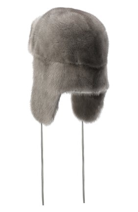 Женская шапка-ушанка из меха норки алесси FURLAND голубого цвета по цене 64240 руб., арт. 0051700110131300000 | Фото 2 Женская шапка-ушанка из меха норки алесси FURLAND голубого цвета, арт. 0051700110131300000 | Фото 2