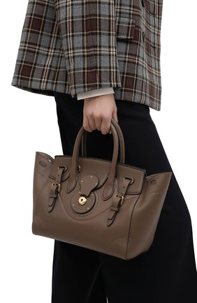 Женская сумка light ricky 27 RALPH LAUREN коричневого цвета по цене 211500 руб., арт. 435791042 | Фото 2 Женская сумка light ricky 27 RALPH LAUREN коричневого цвета, арт. 435791042 | Фото 2