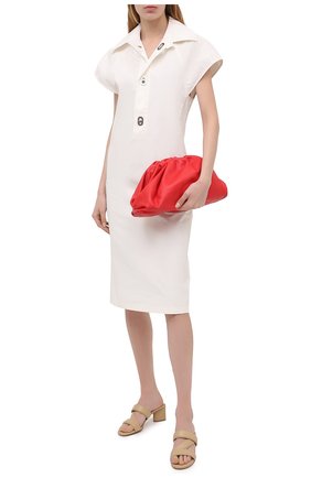 Женские кожаные мюли BOTTEGA VENETA бежевого цвета по цене 59800 руб., арт. 651376/VBSL0 | Фото 2 Женские кожаные мюли BOTTEGA VENETA бежевого цвета, арт. 651376/VBSL0 | Фото 2