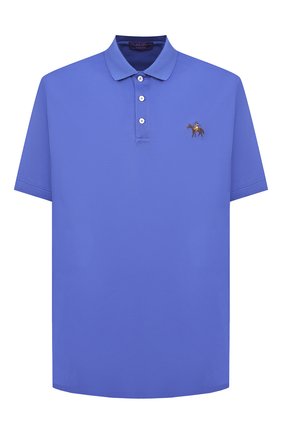 Мужское хлопковое поло RALPH LAUREN синего цвета по цене 39150 руб., арт. 790508036 | Фото 1 Мужское хлопковое поло RALPH LAUREN синего цвета, арт. 790508036 | Фото 1 (Длина (для топов): Стандартные; Материал внешний: Хлопок; Застежка: Пуговицы; Стили: Кэжуэл; Рукава: Короткие)
