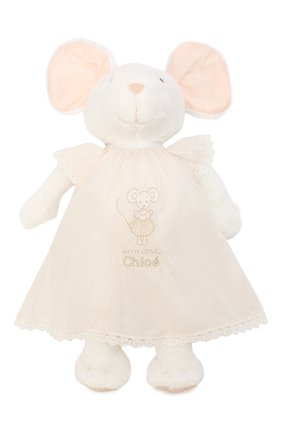 Детского игрушка мышка CHLOÉ белого цвета по цене 9020 руб., арт. C9K193 | Фото 1 Детского игрушка мышка CHLOÉ белого цвета, арт. C9K193 | Фото 1