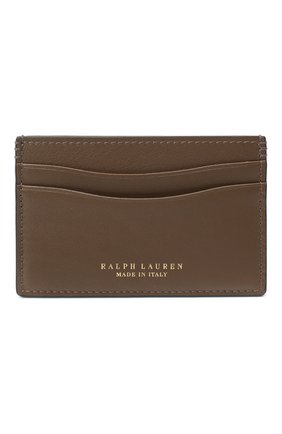 Женский кожаный футляр для кредитных карт RALPH LAUREN коричневого цвета по цене 24200 руб., арт. 434791351 | Фото 1 Женский кожаный футляр для кредитных карт RALPH LAUREN коричневого цвета, арт. 434791351 | Фото 1