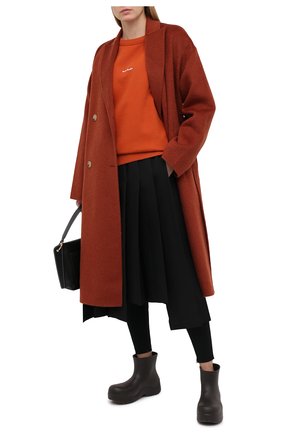 Женский хлопковый свитшот ACNE STUDIOS оранжевого цвета по цене 29950 руб., арт. AI0067 | Фото 2 Женский хлопковый свитшот ACNE STUDIOS оранжевого цвета, арт. AI0067 | Фото 2