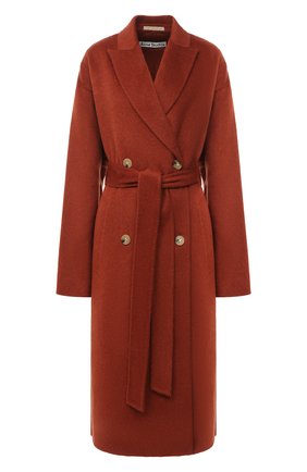 Женское шерстяное пальто ACNE STUDIOS коричневого цвета по цене 115500 руб., арт. A90312 | Фото 1 Женское шерстяное пальто ACNE STUDIOS коричневого цвета, арт. A90312 | Фото 1