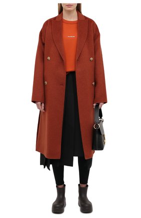 Женское шерстяное пальто ACNE STUDIOS коричневого цвета по цене 115500 руб., арт. A90312 | Фото 2 Женское шерстяное пальто ACNE STUDIOS коричневого цвета, арт. A90312 | Фото 2