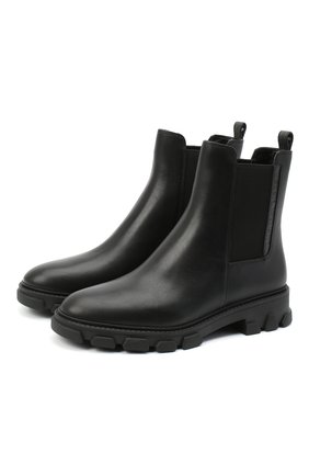 Женские кожаные ботинки ridley MICHAEL MICHAEL KORS черного цвета по цене 23850 руб., арт. 40F0RIFE7L | Фото 1 Женские кожаные ботинки ridley MICHAEL MICHAEL KORS черного цвета, арт. 40F0RIFE7L | Фото 1