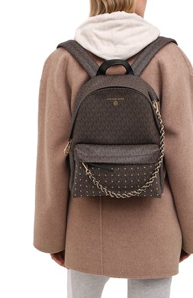 Женский рюкзак slater MICHAEL MICHAEL KORS коричневого цвета по цене 29900 руб., арт. 30F0G04B2B | Фото 2 Женский рюкзак slater MICHAEL MICHAEL KORS коричневого цвета, арт. 30F0G04B2B | Фото 2