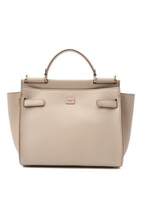 Женская сумка sicily 62 medium DOLCE & GABBANA бежевого цвета по цене 229500 руб., арт. BB6891/A0041 | Фото 1 Женская сумка sicily 62 medium DOLCE & GABBANA бежевого цвета, арт. BB6891/A0041 | Фото 1