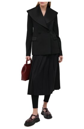 Женская юбка JUNYA WATANABE черного цвета по цене 32500 руб., арт. JF-S032-051 | Фото 2 Женская юбка JUNYA WATANABE черного цвета, арт. JF-S032-051 | Фото 2