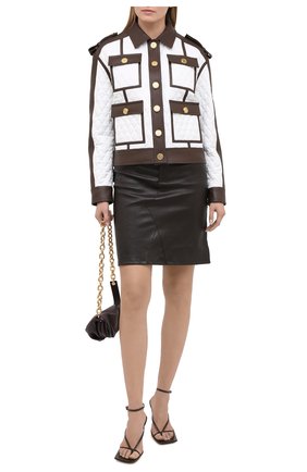 Женская куртка BALMAIN разноцветного цвета по цене 265500 руб., арт. UF08654/C259 | Фото 2 Женская куртка BALMAIN разноцветного цвета, арт. UF08654/C259 | Фото 2