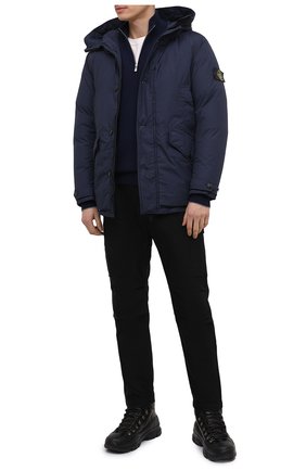 Мужская пуховая куртка STONE ISLAND темно-синего цвета по цене 92750 руб., арт. 731542732 | Фото 2 Мужская пуховая куртка STONE ISLAND темно-синего цвета, арт. 731542732 | Фото 2