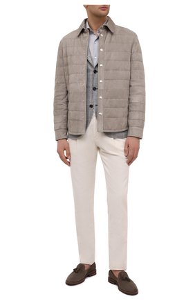Мужская пуховая куртка BRUNELLO CUCINELLI бежевого цвета по цене 427000 руб., арт. M0PCL1778 | Фото 2 Мужская пуховая куртка BRUNELLO CUCINELLI бежевого цвета, арт. M0PCL1778 | Фото 2