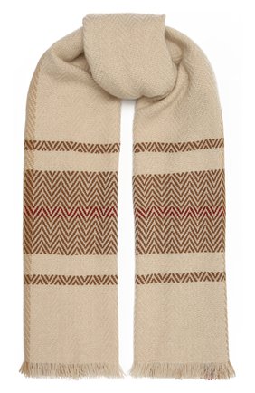 Мужской кашемировый шарф LORO PIANA бежевого цвета по цене 107500 руб., арт. FAL3958 | Фото 1 Мужской кашемировый шарф LORO PIANA бежевого цвета, арт. FAL3958 | Фото 1