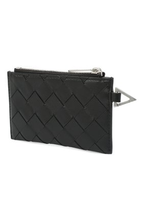 Мужской кожаный футляр для кредитных карт BOTTEGA VENETA черного цвета по цене 30900 руб., арт. 650529/VCPQ3 | Фото 2 Мужской кожаный футляр для кредитных карт BOTTEGA VENETA черного цвета, арт. 650529/VCPQ3 | Фото 2