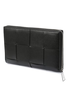 Мужской кожаное портмоне BOTTEGA VENETA черного цвета по цене 62500 руб., арт. 649607/VBWD2 | Фото 2 Мужской кожаное портмоне BOTTEGA VENETA черного цвета, арт. 649607/VBWD2 | Фото 2