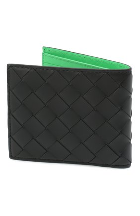 Мужской кожаное портмоне BOTTEGA VENETA черного цвета по цене 36200 руб., арт. 605722/VCPQ6 | Фото 2 Мужской кожаное портмоне BOTTEGA VENETA черного цвета, арт. 605722/VCPQ6 | Фото 2