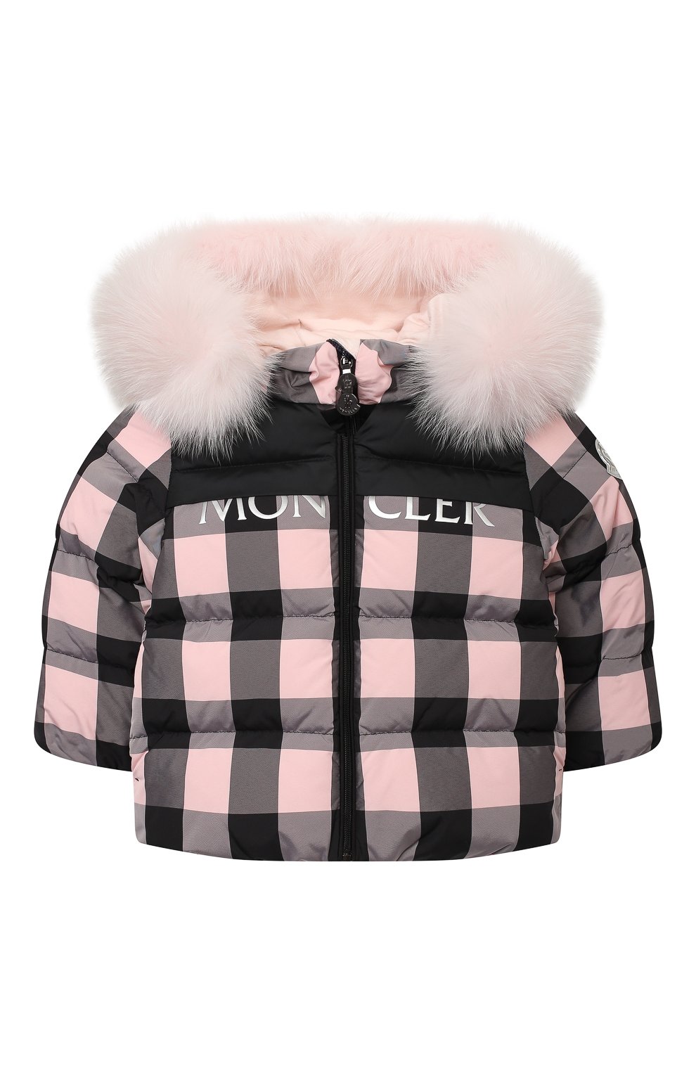 Детского комплект из куртки и комбинезона MONCLER розового цвета по цене 66000 руб., арт. F2-951-1F509-12-539YJ | Фото 2 Детского комплект из куртки и комбинезона MONCLER розового цвета, арт. F2-951-1F509-12-539YJ | Фото 2