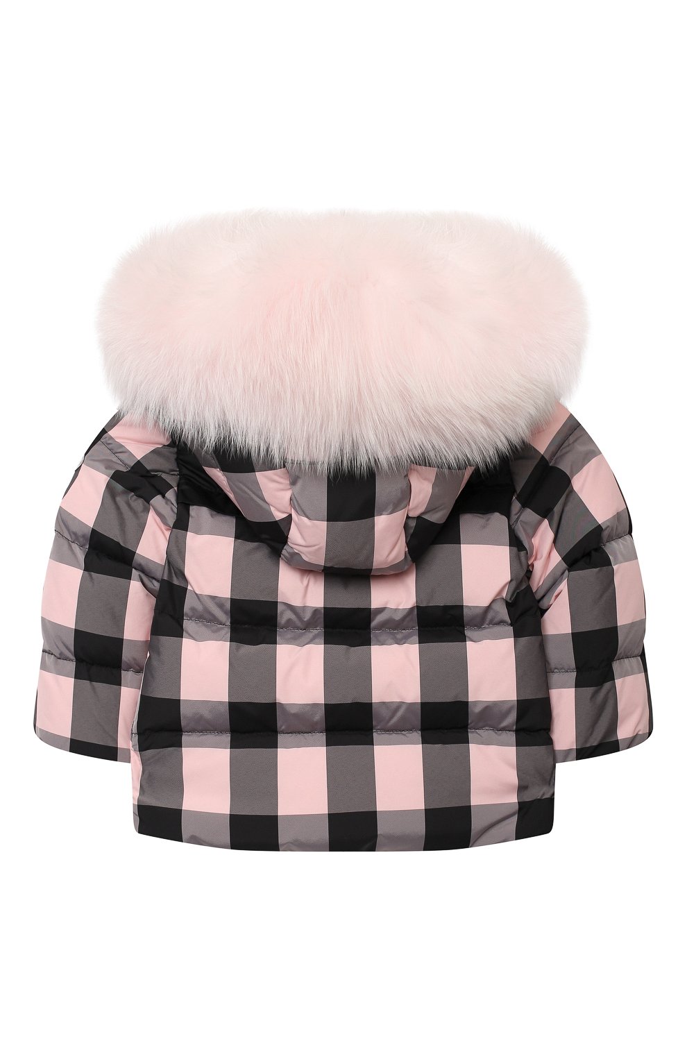 Детского комплект из куртки и комбинезона MONCLER розового цвета по цене 66000 руб., арт. F2-951-1F509-12-539YJ | Фото 3 Детского комплект из куртки и комбинезона MONCLER розового цвета, арт. F2-951-1F509-12-539YJ | Фото 3