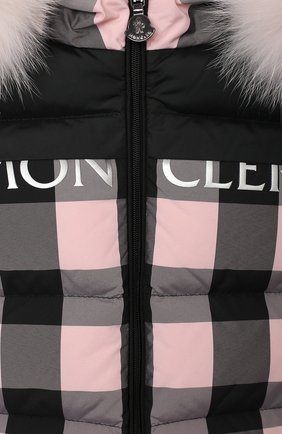 Детского комплект из куртки и комбинезона MONCLER розового цвета по цене 66000 руб., арт. F2-951-1F509-12-539YJ | Фото 6 Детского комплект из куртки и комбинезона MONCLER розового цвета, арт. F2-951-1F509-12-539YJ | Фото 6