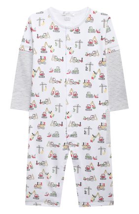 Детский хлопковый комбинезон KISSY KISSY белого цвета по цене 4270 руб., арт. KB804815I | Фото 1 Детский хлопковый комбинезон KISSY KISSY белого цвета, арт. KB804815I | Фото 1