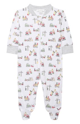 Детский хлопковый комбинезон KISSY KISSY белого цвета по цене 4755 руб., арт. KBQ04809N | Фото 1 Детский хлопковый комбинезон KISSY KISSY белого цвета, арт. KBQ04809N | Фото 1