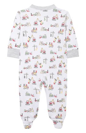 Детский хлопковый комбинезон KISSY KISSY белого цвета по цене 4755 руб., арт. KBQ04809N | Фото 2 Детский хлопковый комбинезон KISSY KISSY белого цвета, арт. KBQ04809N | Фото 2