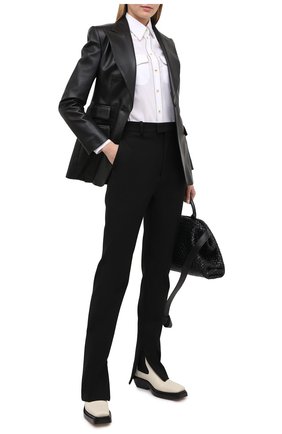 Женская хлопковая рубашка DOLCE & GABBANA белого цвета по цене 75250 руб., арт. F5L74T/FU5K9 | Фото 2 Женская хлопковая рубашка DOLCE & GABBANA белого цвета, арт. F5L74T/FU5K9 | Фото 2