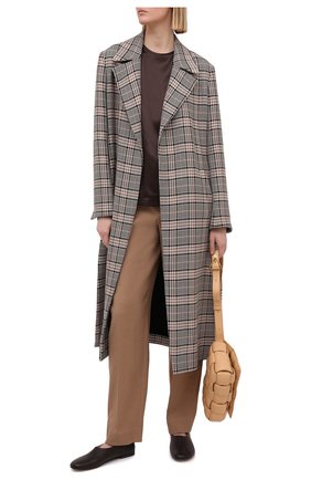 Женские брюки из льна и хлопка BRUNELLO CUCINELLI бежевого цвета по цене 73700 руб., арт. MF591P7589 | Фото 2 Женские брюки из льна и хлопка BRUNELLO CUCINELLI бежевого цвета, арт. MF591P7589 | Фото 2