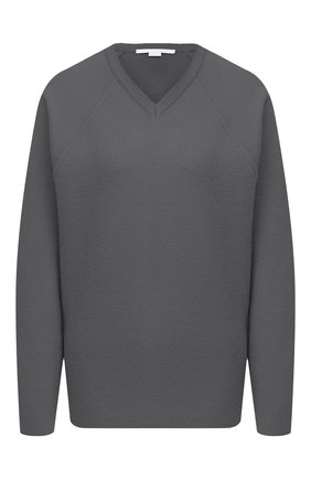 Женский шерстяной пуловер STELLA MCCARTNEY серого цвета по цене 67750 руб., арт. 602190/S2221 | Фото 1 Женский шерстяной пуловер STELLA MCCARTNEY серого цвета, арт. 602190/S2221 | Фото 1