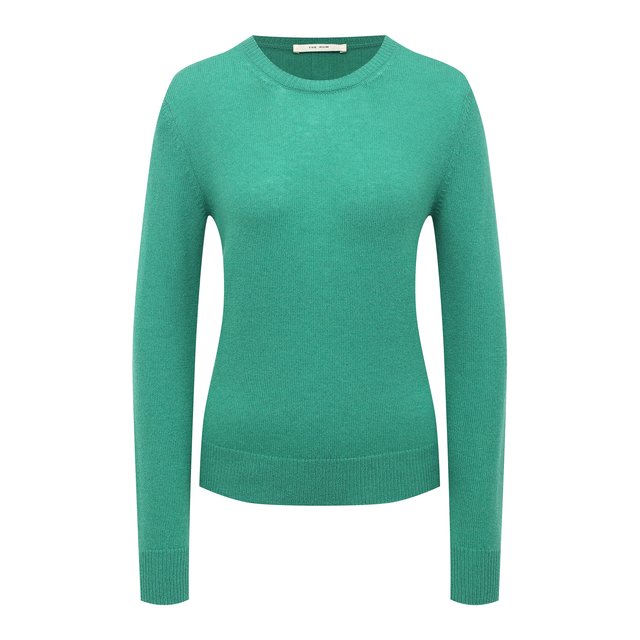 Кашемировый пуловер The Row Зелёный 5342F377 5537486