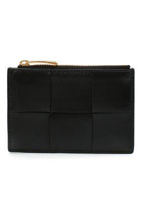 Женский кожаный футляр для кредитных карт BOTTEGA VENETA черного цвета по цене 32400 руб., арт. 651393/VCQC4 | Фото 1 Женский кожаный футляр для кредитных карт BOTTEGA VENETA черного цвета, арт. 651393/VCQC4 | Фото 1