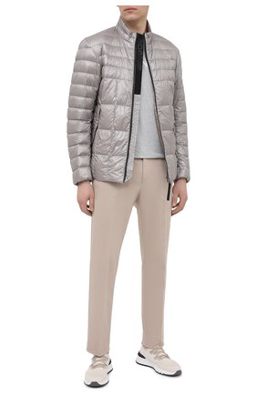 Мужская пуховая куртка BOGNER светло-серого цвета по цене 43600 руб., арт. 38216550 | Фото 2 Мужская пуховая куртка BOGNER светло-серого цвета, арт. 38216550 | Фото 2
