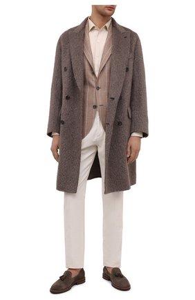 Мужской хлопковые брюки BRUNELLO CUCINELLI белого цвета по цене 55150 руб., арт. M279DE1740 | Фото 2 Мужской хлопковые брюки BRUNELLO CUCINELLI белого цвета, арт. M279DE1740 | Фото 2