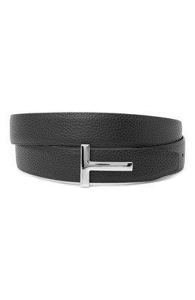 Мужской кожаный ремень TOM FORD черного цвета по цене 51350 руб., арт. TB224P-LCL050 | Фото 1 Мужской кожаный ремень TOM FORD черного цвета, арт. TB224P-LCL050 | Фото 1