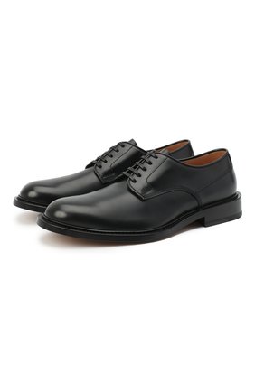 Мужские кожаные дерби BOTTEGA VENETA черного цвета по цене 65250 руб., арт. 651315/V00H0 | Фото 1 Мужские кожаные дерби BOTTEGA VENETA черного цвета, арт. 651315/V00H0 | Фото 1