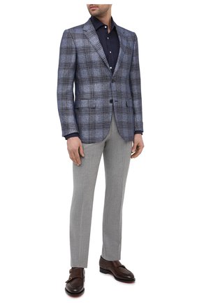 Мужская льняная рубашка RALPH LAUREN темно-синего цвета по цене 42700 руб., арт. 790587253 | Фото 2 Мужская льняная рубашка RALPH LAUREN темно-синего цвета, арт. 790587253 | Фото 2