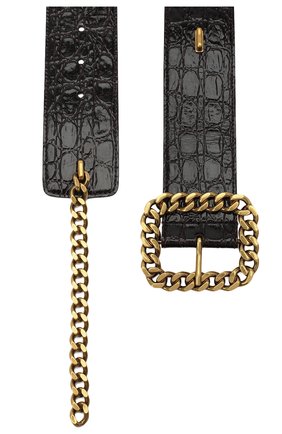 Женский кожаный ремень SAINT LAURENT коричневого цвета по цене 54950 руб., арт. 640570/1ZQ4W | Фото 2 Женский кожаный ремень SAINT LAURENT коричневого цвета, арт. 640570/1ZQ4W | Фото 2