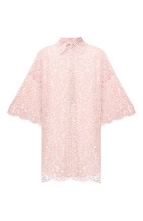 Женская блузка DOLCE & GABBANA светло-розового цвета по цене 146500 руб., арт. F5N68T/HLMEA | Фото 1 Женская блузка DOLCE & GABBANA светло-розового цвета, арт. F5N68T/HLMEA | Фото 1