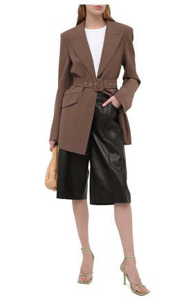 Женские кожаные босоножки the stretch BOTTEGA VENETA светло-зеленого цвета по цене 69100 руб., арт. 651385/VBSF0 | Фото 2 Женские кожаные босоножки the stretch BOTTEGA VENETA светло-зеленого цвета, арт. 651385/VBSF0 | Фото 2