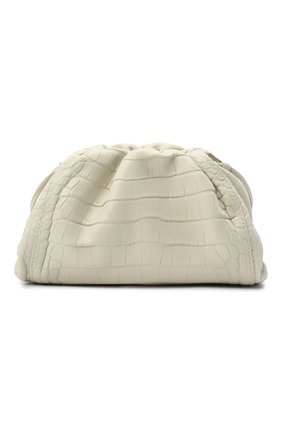 Женский клатч pouch 20 из кожи аллигатора BOTTEGA VENETA белого цвета по цене 1190000 руб., арт. 585852/VCPX1/AMIS | Фото 1 Женский клатч pouch 20 из кожи аллигатора BOTTEGA VENETA белого цвета, арт. 585852/VCPX1/AMIS | Фото 1