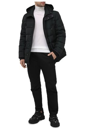 Мужская пуховик DOLCE & GABBANA темно-зеленого цвета по цене 329500 руб., арт. G9009T/HUMJD | Фото 2 Мужская пуховик DOLCE & GABBANA темно-зеленого цвета, арт. G9009T/HUMJD | Фото 2 (Материал подклада: Синтетический материал; Рукава: Длинные; Стили: Кэжуэл; Кросс-КТ: Куртка; Материал внешний: Синтетический материал; Мужское Кросс-КТ: пуховик-короткий; Материал утеплителя: Пух и перо; Длина (верхняя одежда): До середины бедра)