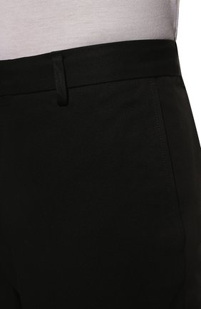 Мужские хлопковые брюки BURBERRY черного цвета, арт. 8018098 | Фото 5 (Длина (брюки, джинсы): Стандартные; Случай: Повседневный; Региональные ограничения белый список (Axapta Mercury): RU; Материал внешний: Хлопок; Стили: Кэжуэл)