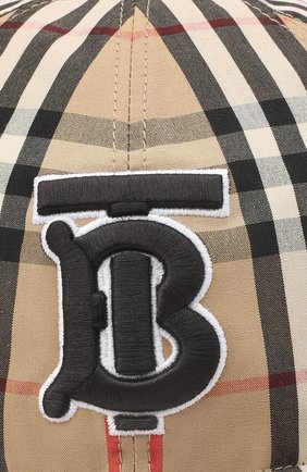 Мужской хлопковая бейсболка BURBERRY бежевого цвета по цене 22800 руб., арт. 8038504 | Фото 3 Мужской хлопковая бейсболка BURBERRY бежевого цвета, арт. 8038504 | Фото 3