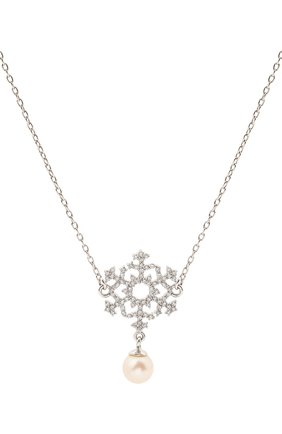 Женская кулон на цепочке snowflake DZHANELLI серебряного цвета по цене 59400 руб., арт. 0248 | Фото 2 Женская кулон на цепочке snowflake DZHANELLI серебряного цвета, арт. 0248 | Фото 2