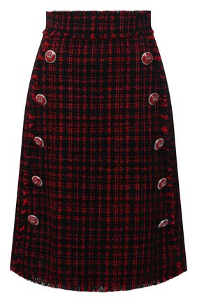 Женская юбка DOLCE & GABBANA красного цвета по цене 88900 руб., арт. F4BRZT/FMMFQ | Фото 1 Женская юбка DOLCE & GABBANA красного цвета, арт. F4BRZT/FMMFQ | Фото 1
