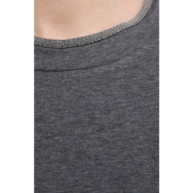 фото Хлопковая футболка brunello cucinelli