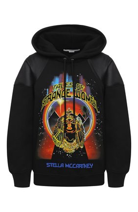 Женский хлопковое худи STELLA MCCARTNEY черного цвета по цене 69100 руб., арт. 602063/S0W44 | Фото 1 Женский хлопковое худи STELLA MCCARTNEY черного цвета, арт. 602063/S0W44 | Фото 1 (Материал внешний: Хлопок; Стили: Спорт-шик; Рукава: Длинные; Длина (для топов): Стандартные; Женское Кросс-КТ: Худи-одежда; Региональные ограничения белый список (Axapta Mercury): RU)