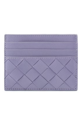 Женский кожаный футляр для кредитных карт BOTTEGA VENETA сиреневого цвета по цене 21200 руб., арт. 635042/VCPP3 | Фото 1 Женский кожаный футляр для кредитных карт BOTTEGA VENETA сиреневого цвета, арт. 635042/VCPP3 | Фото 1