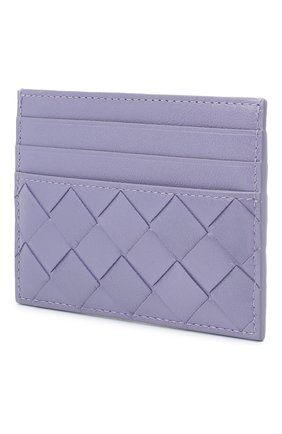 Женский кожаный футляр для кредитных карт BOTTEGA VENETA сиреневого цвета по цене 21200 руб., арт. 635042/VCPP3 | Фото 2 Женский кожаный футляр для кредитных карт BOTTEGA VENETA сиреневого цвета, арт. 635042/VCPP3 | Фото 2