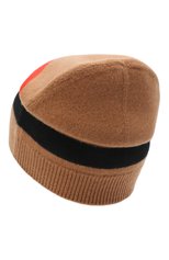 Женская шерстяная шапка BURBERRY бежевого цвета, арт. 8037075 | Фото 2 (Материал: Текстиль, Шерсть)